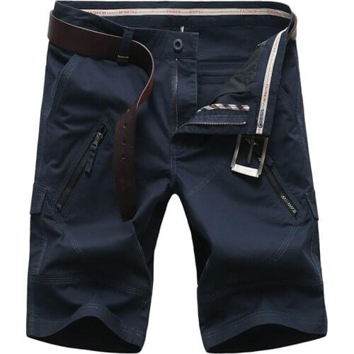 2021 New Casual Shorts Men Cargo shorts straight loose fashion cotton mans short trousers bottoms plus size personality