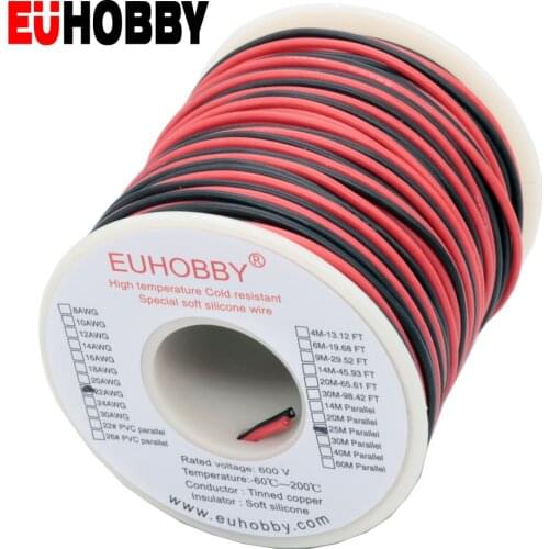 60/0.08MM cable wire 22AWG Servo cable Servo line 25M 82.02FT lithium battery special soft high temperature silicone wire