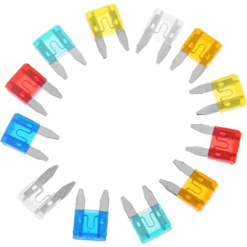 60pcs Auto Car Truck Mini Fuse Blade 5A 10A 15A 20A 25A 30A Mixed Set Kit