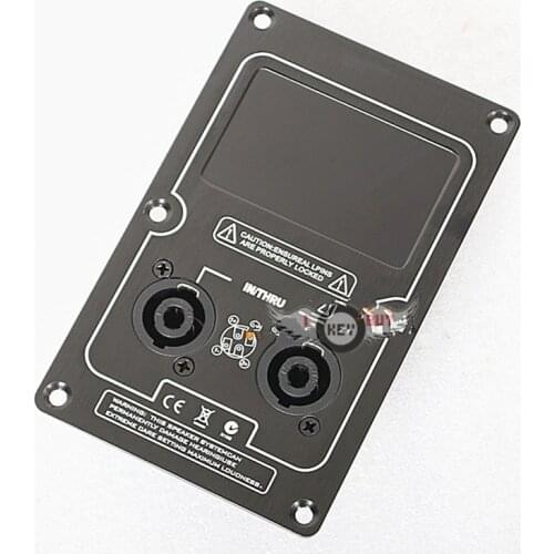 Stage Input Wiring Board Speaker Junction Box Mounting Plate Aluminum Board Small 4 Core Dual XLR CANNON Female 145mm × 90mm