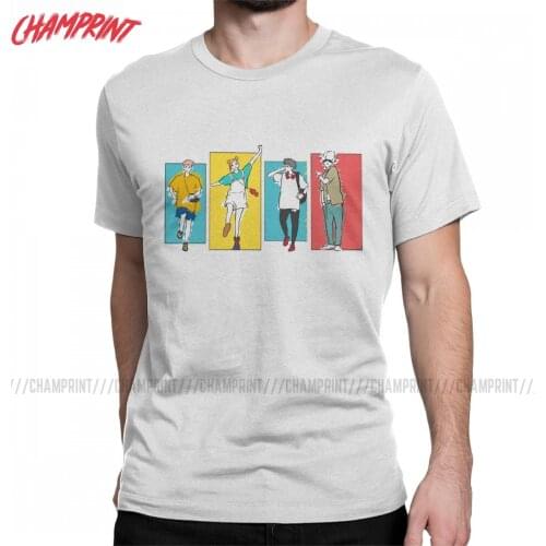 Mens T-Shirt Jujutsu Kaisen Gojo Satoru Leisure Pure Cotton Tees Short Sleeve Anime Game T Shirts Crew Neck Tops New Arrival