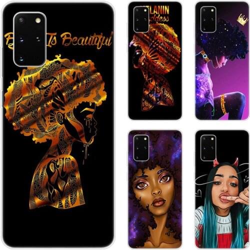African beauty girls Case For Samsung Galaxy S20 Plus Ultra A01 A11 A21 A31 A41 A51 A71 A81 A91 A10S A20S A70S A70E A90 5G M30S