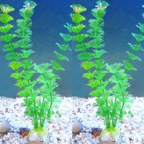 1PC 30cm Plastic Ornament Aquarium Plants Artificial Underwater Plants Simulation Grass For Fish Tank Home Aquarium Decoration