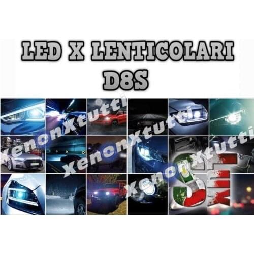 Kit Led Full D8S for lenticular anti glare dazzling definitive