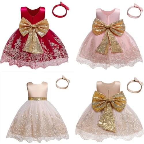 Summer Dresses 2021 Kids Children 1-5y Toddler Dresses Baby girl Outfit Princess Dress Birthday Clothing Little Girl Clothes