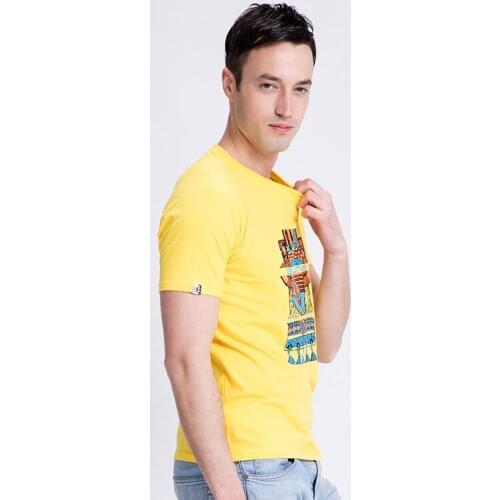 Beaume mens short sleeve round neck T-shirt is comfortable, breathable and fashionable