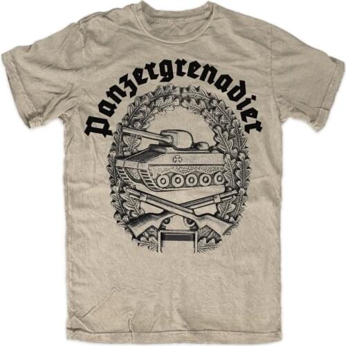 Autumn Men O Neck Short Sleeves Panzergrenadier Premium T-Shirt Sand Pzgrenbtl Bundeswehr Bw Fremdenlegion Waffemovie T-Shirt