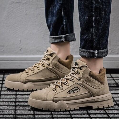 2019 Men Casual Shoes Autumn Winter Boots Outdoor Snow Ankle Boots Anti-slip Booties Gentleman Style Zapatos De Hombre N9-35