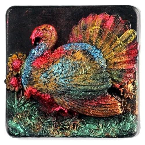 Soap Silicone Mold Handmade Square with Pattern Craft Resin Mould