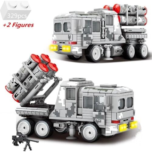 NEW Military Series HQ-22 Anti-Aircraft Missile Building Blocks Model Kit Bricks Creative Education Toys For Children Boys Gifts