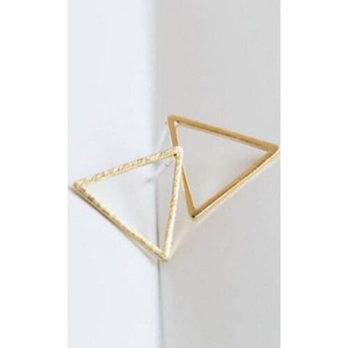 Wholesale 10 Pairs Fashion Triangle Frame Stud Earrings For Women Free Shipping