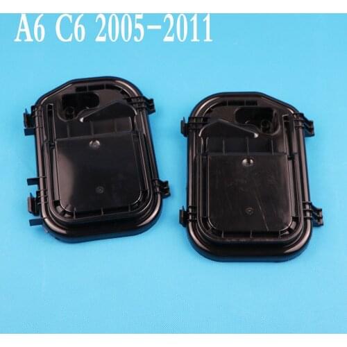 Pair RH&LH Headlights Dust Cover Back Cover Lampshade Protective Cover For AUDI A6 C6 S6 RS6 Avant Quattro 2005-2011