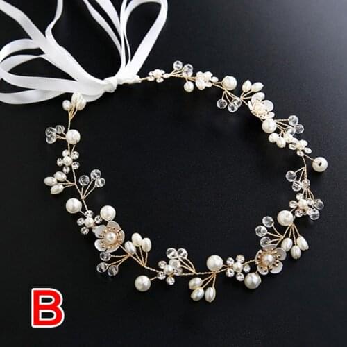 Headband flower garland hair band bride wedding headbands hairband women Bride tiara Wedding hair ornaments