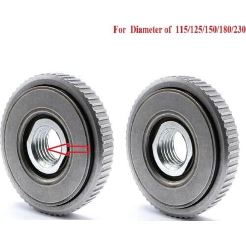 M14 Thread Replacement Angle Grinder Quick Release Inner Outer Flange Nut Set Tools Brand New High Quality