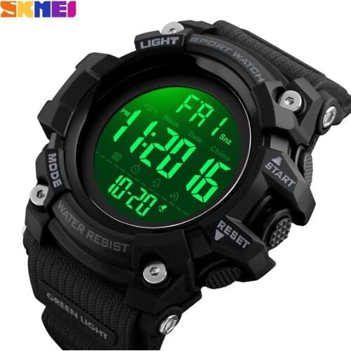 SKMEI Sports Digital Mens Watches Fashion Countdown LED Electronic Male Clock Waterproof Wristwatches Relogio Masculino
