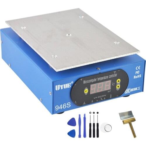 UYUE Preheat Station 946s 220V 400W Heating Plate For Phone LCD Screen Separator Machine Preheater Digital Thermostat Platform