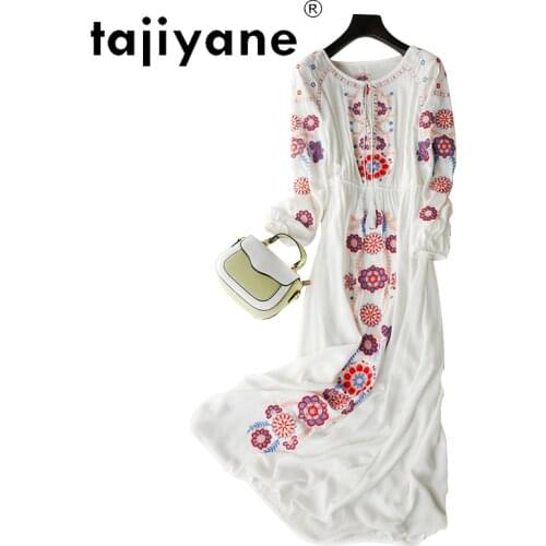 Tajiyane White Summer Dresses
