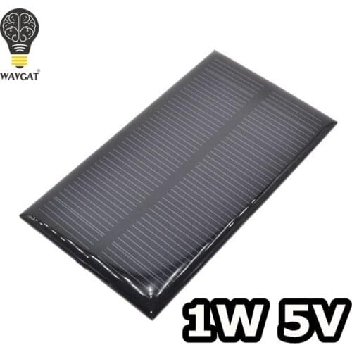 Smart electronics Solar Panel 1W 5V electronic DIY Small Solar Panel for Cellular Phone Charger Home Light Toy etc Solar Cell