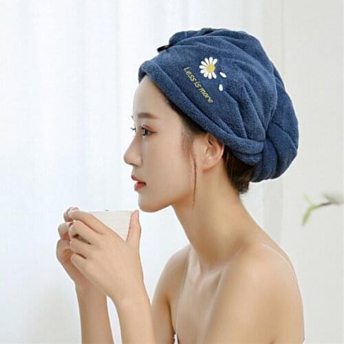 Women Microfiber Towel Hair Towel Bath Towels for Adults Home Terry Towels Bathroom Serviette De Douche Turban for Drying Hair