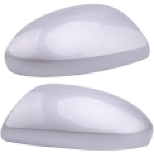 1Pair Silver Door Wing Mirror Cover Cap Housing Fit for Mazda 2 2008-2014 3 2009-2013 6 2008-2012