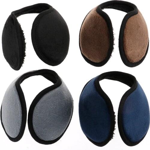 1PCS Black/Coffee/Gray/Navy Blue Earmuff Unisex Earmuff Winter Ear Muff Wrap Band Ear Warmer Earlap Gift Apparel Accessories