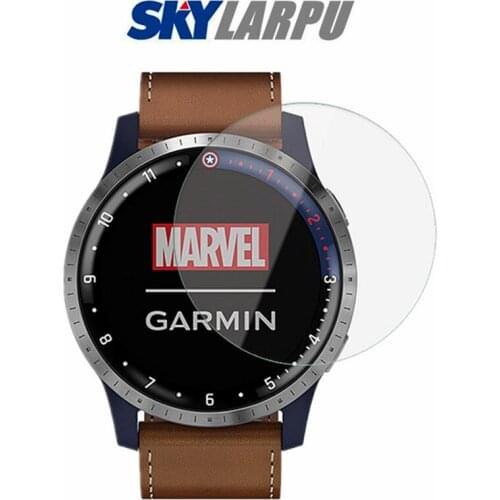 2 Pcs Wristband Screen Protector Guard Cover for Garmin First Avenger ( Captain America ) HD Anti-Scratch Electrostatic PET