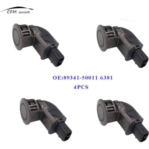4pcs New 89341-50011 New Brand PDC Backup Parking Sensor For Toyota Lexus Brown