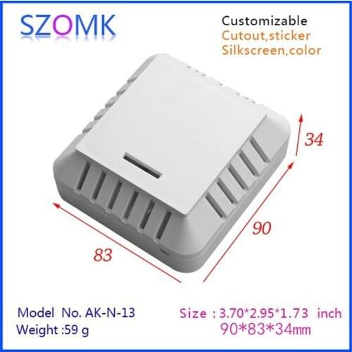 4 pcs, standard diy strong plastic box abs outlet enclosure 90*83*34mm plastic enclosure switch box, electrical instrument box