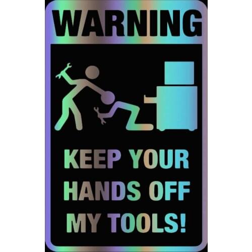 Car Stickers Decor Motorcycle Decals Keep Your Hands Off Decorative Accessories Creative Sunscreen Waterproof PVC