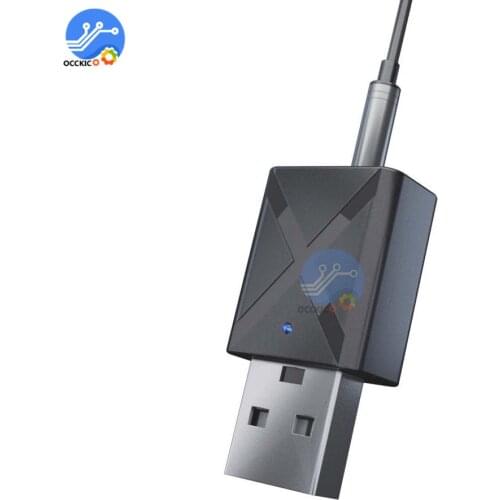 Bluetooth 5.0 Audio Receiver Transmitter Adapter 3.5mm Jack AUX RCA USB Hifi Stereo Wireless Adapter For TV PC Car Speaker
