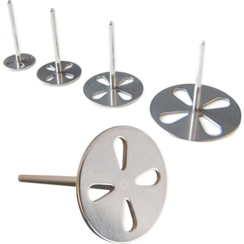 Electric Pedicure Drill Bit Manicure Sanding Paper Disc 3/32" Round Metal Disk Nail Drill Bits Accessories 15mm 20mm 25mm 35mm