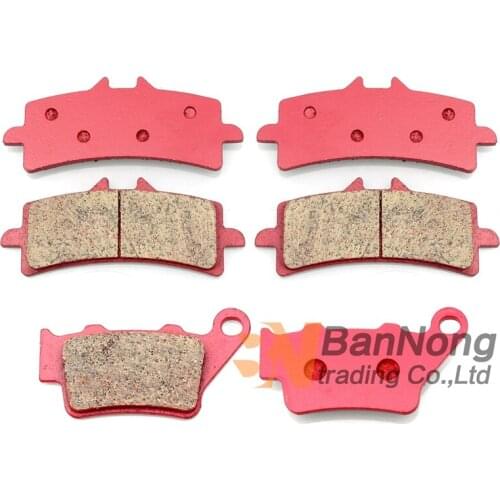 Motorcycle Ceramic Front Rear Brake Pads For BMW Street S1000 S1000RR S 1000 RR HP4 2013 2014 2015