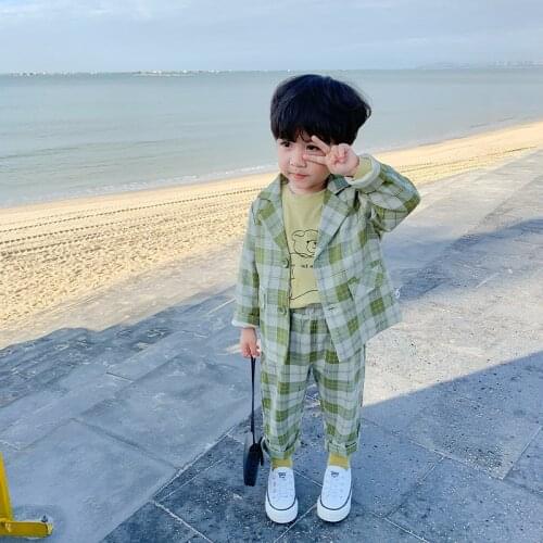 Lapel Spring Summer Childrens Clothes Suit Baby Boys Sweatshirts + Pants 2pcs/Set Teenage Top Sport Costume For Kids Streetwear