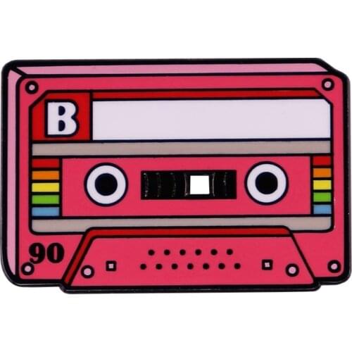 Retro Music Tape 90s broches PinsBEST OF THE 09s pin Lapel joyas de tela vaquera Creative for music lovers Gift