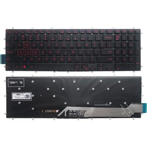 NEW US Keyboard Backlit for Dell G3 15 3590 3579 3779 G5 15 5590 G7 15 7588 17 7790 G7 15 7590 black keyboard