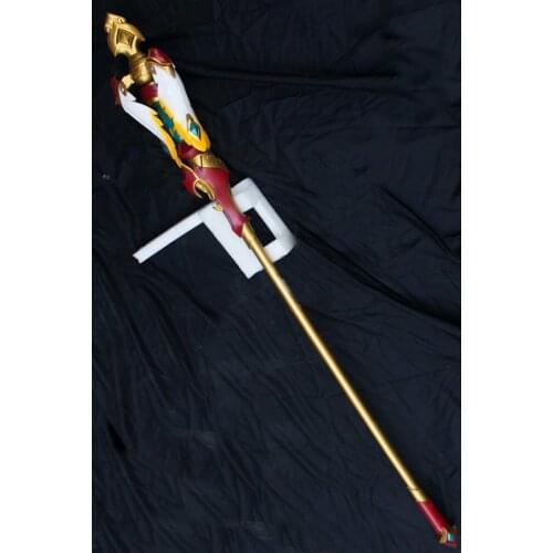 Overwatch Angela Ziegler Mercy Skin Zhuque Weapon Cosplay Caduceus Staff Prop