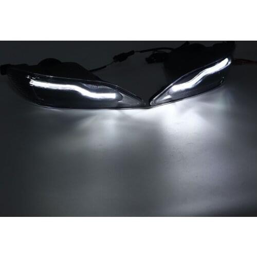 1 Pair Front LED Fog Lights Lamps For Toyota Corolla 2001 2002 2003 2004 2005 2006 2007 2008 for Camry 2002 2003 2004 Car Ligh