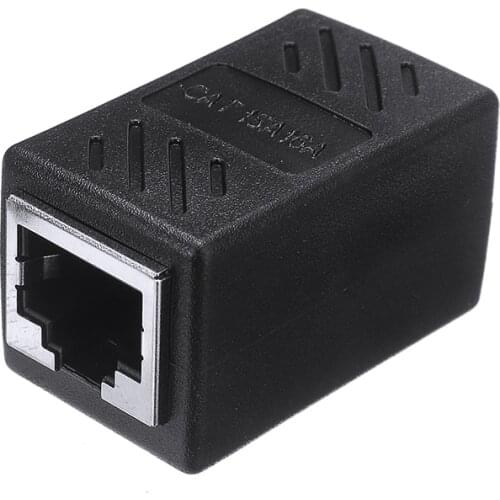 New RJ45 CAT5 CAT6 Coupler Network Cable Joiner LAN Extender Adapter Connector For Electronic Equipment