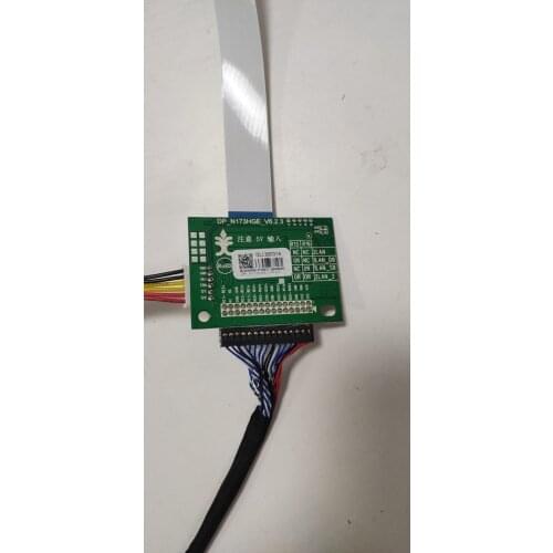 EDP Driver Board LVDS to EDP Adapter Board Contains 30 Pin 0.5 Spacing Screen Wires and Ancillary Wires