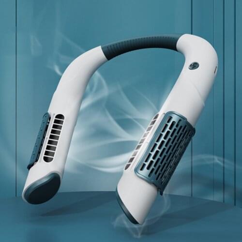 Portable Neck Fan, Hanging Neck Fan, 2000mAh Rechargeable USB Fan, Hands-Free Hanging Neck Fan