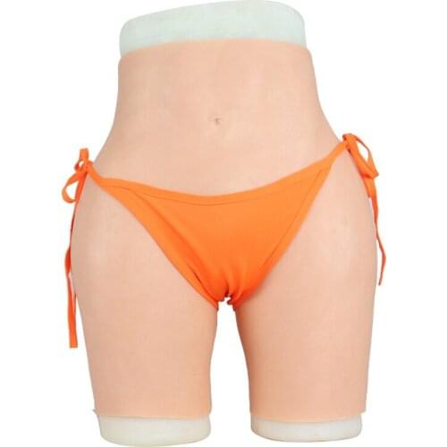 Silicone Realistic Fake Vagina High Waist Panties Hip Lift Pantys Penetrable For Shemale Crossdresser Drag Queen Transgender