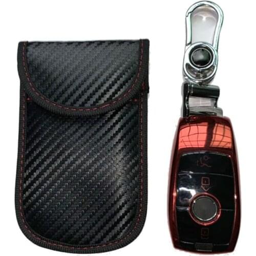 Faraday Bag Anti Theft RFID Key Fob Security Box Signal Blocking Pouch For Car Suppiles