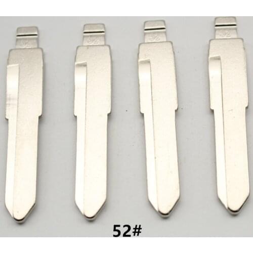 XIEAILI OEM 30Pcs 52# Metal Uncut Flip KD Remote Key Blade For Suzuki Swift Mid Slot K285