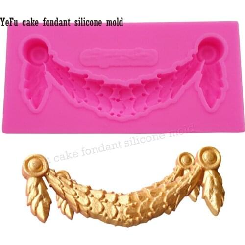 Curtain shape cake decoration tools cooking tools kitchen accessories silicone mouds F0912
