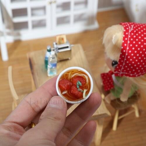 1:12 Dollhouse Mini Simulation Small Food Model Kitchen Supermarket Scene Food Play Toy Accessories