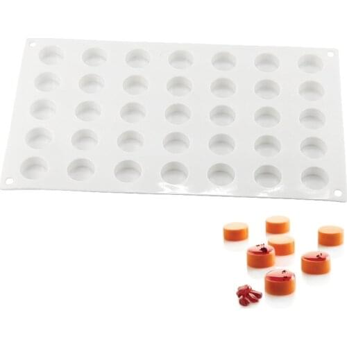 3D Silicone MICRO ROUND 35 Cavity Cake Mold Dessert Mould Decorating BakingTools For Chocolate Jelly