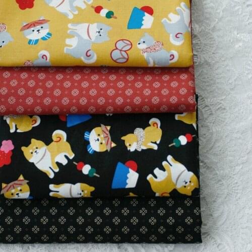 Colorfule Dog cotton fabric baby boy 100% Cotton fabric for DIY Sewing textile tecido tissue patchwork bedding quilting