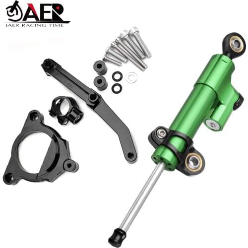 JAER Damper Steering for Kawasaki Z 800 Z800 2013 2014 2015 2016 Motorcycle Stabilize Safety Control with Mounting Bracket