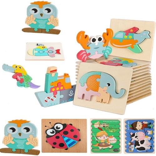 Kid Wooden Learning Montessori Sensory Toys Educational Activitiy Board Buckle Puzzle Games Shape Match Jigsaw Fine Motor Skill