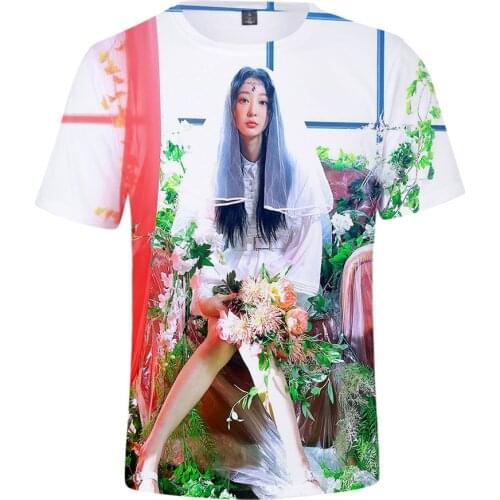Korea EXID 3D Print T-shirt Men And Women Summer New Fashion Casual Round Neck Loose T-Shirts 3D EXID Printed Hip Hop T Shirts